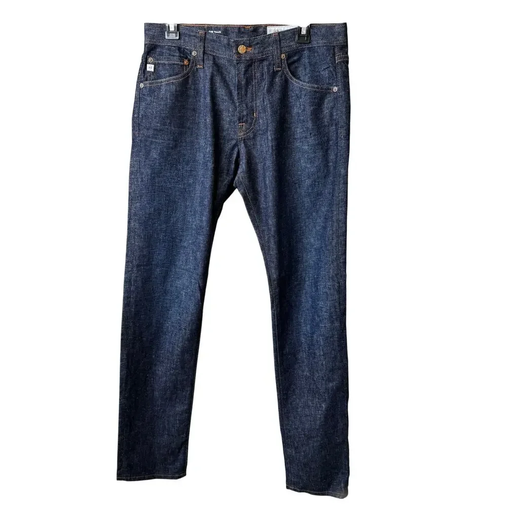 New AG Adriano Goldschmied Men’s Blue Modern Slim Tellis 360° Jeans Size 32R